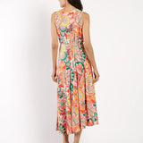 Easton Dress | Stained Glass Coral
