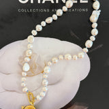 Baroque Pearl Necklace | Snail Charm