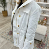 Tess Jacket | Antique White