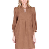 Brown Corduroy Dress