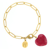 Audrey Heart Bracelet | Jasper
