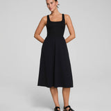 Smooth Jersey Mix Media Dress