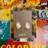 Flat Baroque Earrings