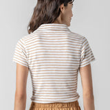 Striped Polo Tee
