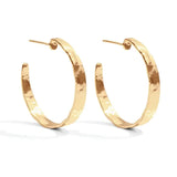 Medium Gilded Hoops
