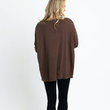 Boyfriend Sweater | Chocolate