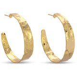 Large Gilded Hoops