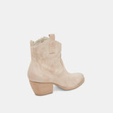Shania Bootie | Taupe Suede
