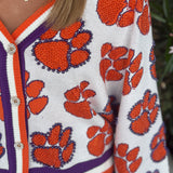 Clemson Cardigan
