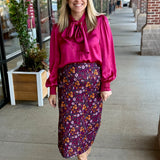 Brit Blouse | Hot Pink