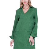 Green Corduroy Dress