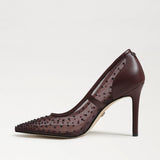 Hazel Mesh Pump | Burgundy