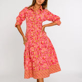 Carter Dress | Grandeur Cherry