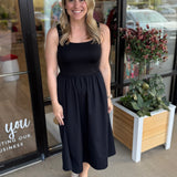 Smooth Jersey Mix Media Dress