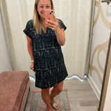 Nancy Dress | Black Madras