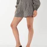Relaxed Short | Black Monogram