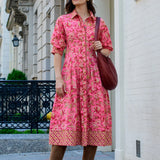 Carter Dress | Grandeur Cherry