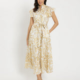 Mirabella Dress | Gold Leaf