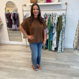 Gwyneth Top | Espresso