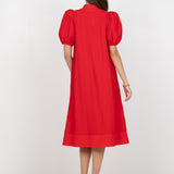 Hampton Dress | Cardinal Red