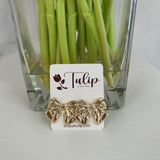 Gold Bow Earrings