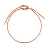 Pink Lurex Necklace Cord | Evil Eye Charm
