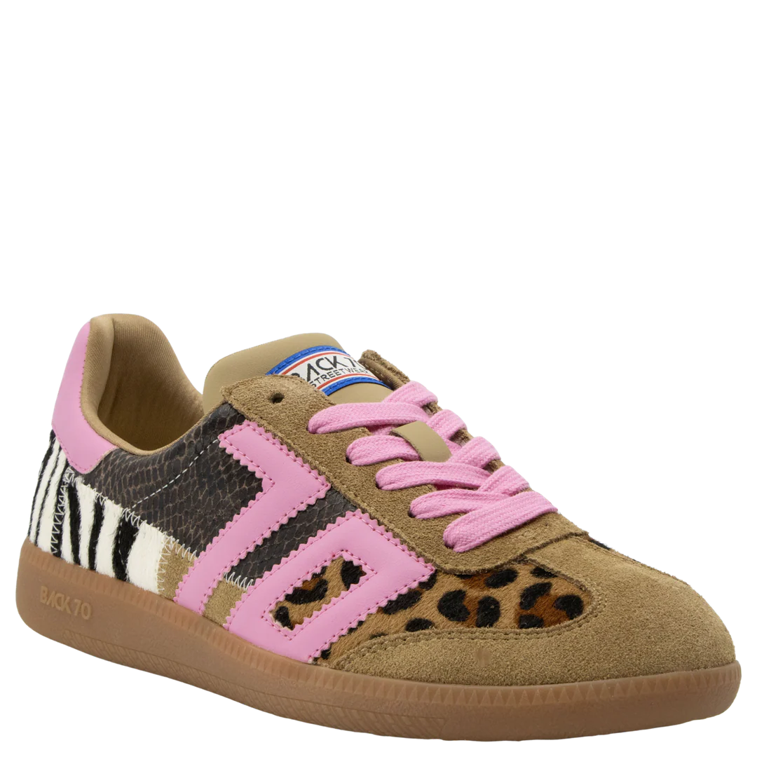 Squid Sneaker | Leopard Zebra Fuchsia – Tulip