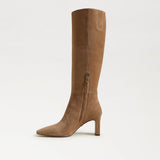 Syliva Knee High Boot | Tan Suede