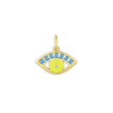 Pink Lurex Necklace Cord | Evil Eye Charm