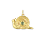 Baroque Pearl Necklace | Snail Charm