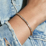 Bezel Tennis Bracelet | 6.5in