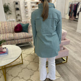 Tess Jacket | Aqua