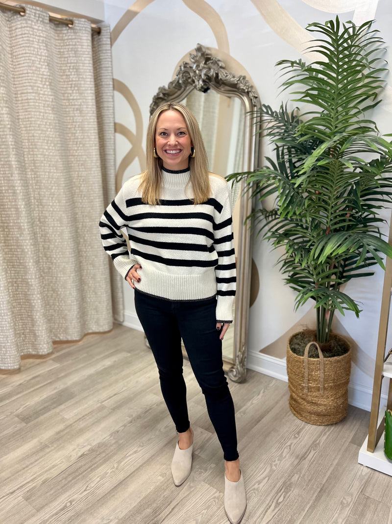 Black and White Sweater