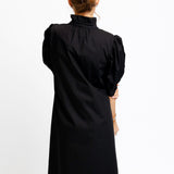 Ruffle Shirt Dress | Black