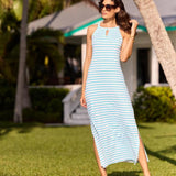 Lisette | Aqua Stripe