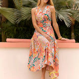 Easton Dress | Stained Glass Coral