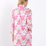 Helen Dress | Gilded Flora White Gold