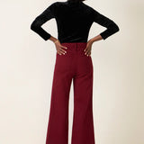 Meg High Rise | Maroon