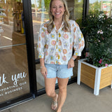 Summer Floral Top