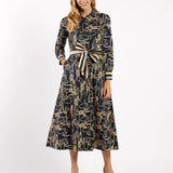 Kitty Dress | Belt Border