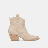 Shania Bootie | Taupe Suede