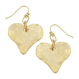 Gold Heart Earring
