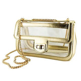 Clear Crossbody | Gold
