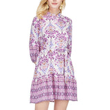Purple Iris Dress