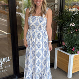 French Floral Maxi