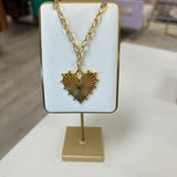 Heart of Gold on Chunky Chain