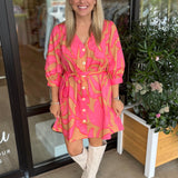 Lennie Dress | Pressed Floral