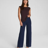 Ponte Wide Leg | Navy