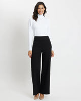 Maeve Ponte Pant | Black