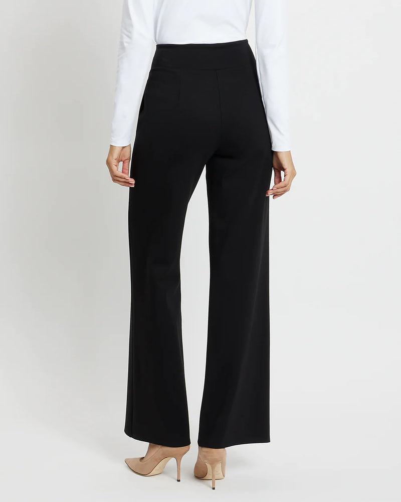 Maeve Ponte Pant | Black